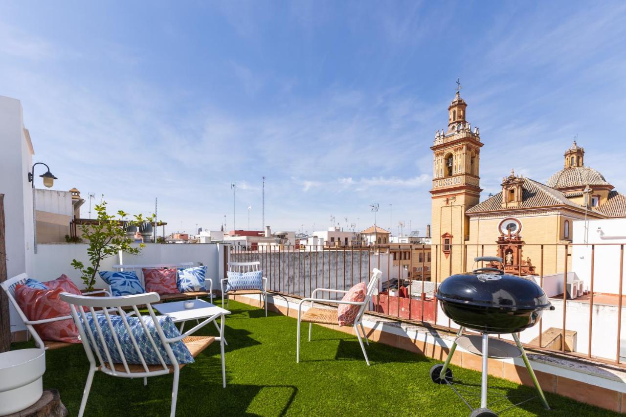 Tentudia Charming Apartments With Private Roof-Top Or Patio In San Bernardo By Ocityzen إشبيلية المظهر الخارجي الصورة